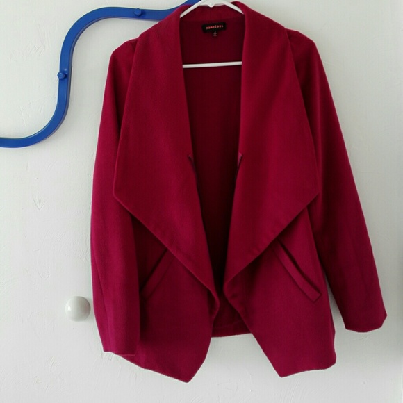 Soft pink/purple layering feminine style jacket - Picture 4 of 5